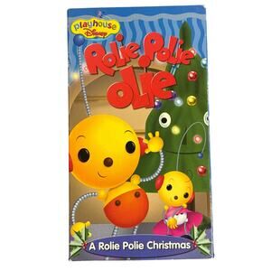 Rollie Polie Olie Christmas VHS Playhouse Disney y2k Kidcore video tape